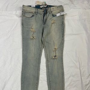 Bullhead Black Pacsun Distressed Jeggings - 11